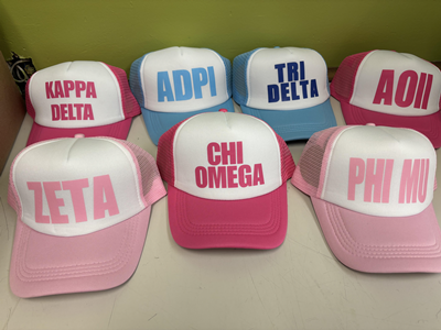 Greek Foam Hats