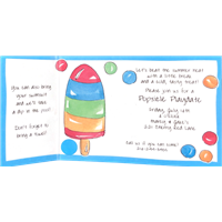 Popsicle Folding Card