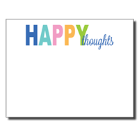 Happy Thoughts Notepad